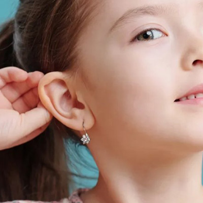 Pendientes niñas de plata