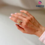 Anillo de plata flor Donato 3