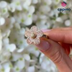 Anillo de plata flor Donato 5