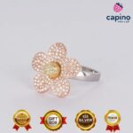 Anillo de plata flor Donato 6