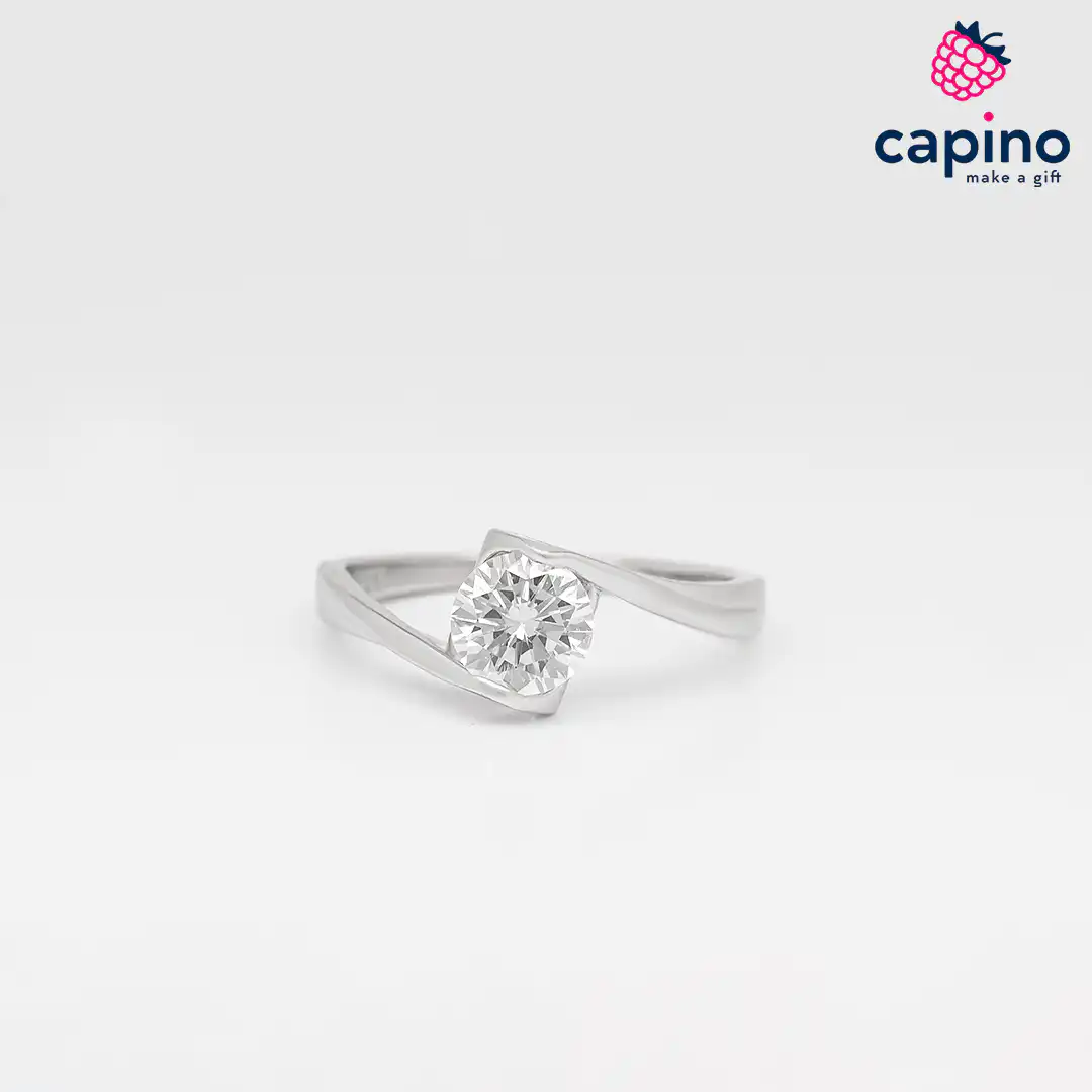 Anillo de plata corazón Fabrizio