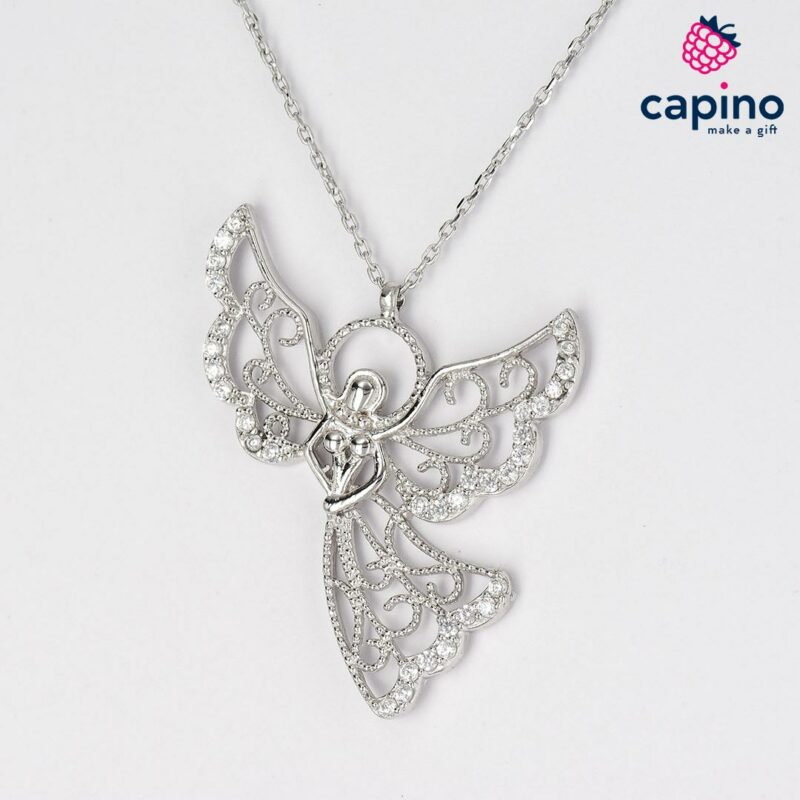 Collar ángel de plata Erika 1