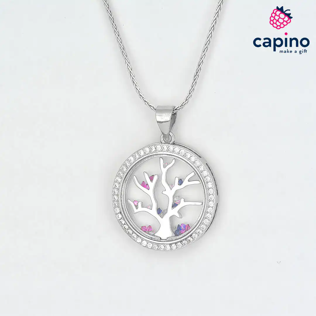Collar Árbol de la vida de plata Olga