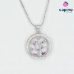 Collar Árbol de la vida de plata Olga 3