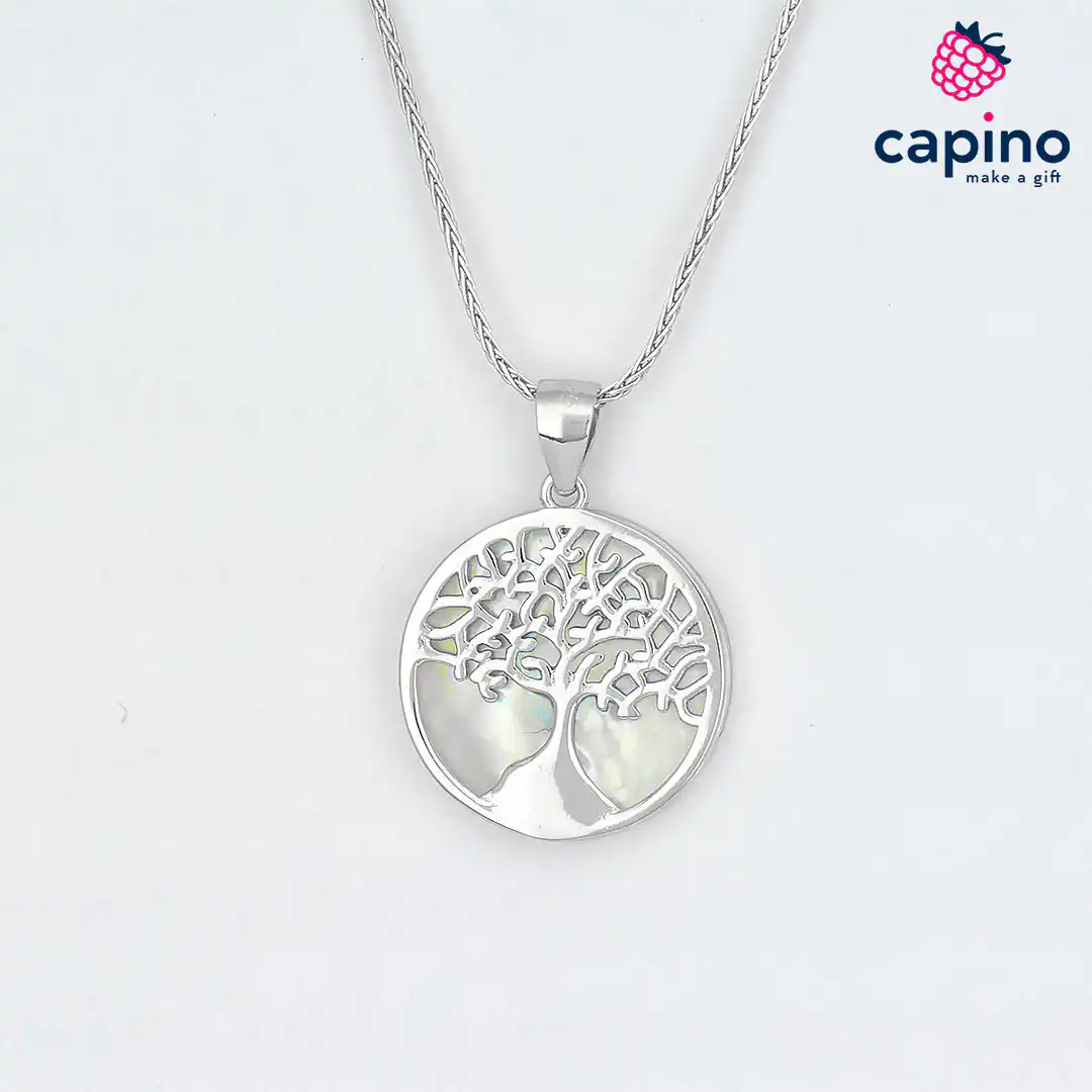 Collar árbol de la vida de plata Beatrice