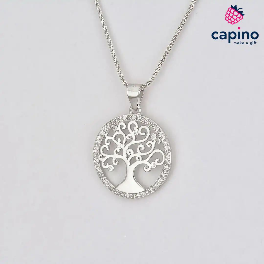 Collar Árbol de la vida de plata Adriana