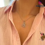 Collar oso de plata Carolina 3