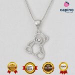 Collar oso de plata Carolina 5