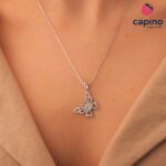 Collar mariposa de plata Chiara 4