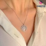 Collar árbol de la vida de plata Marissa 3