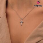Collar cruz de plata Luisa 3