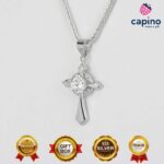 Collar cruz de plata Luisa 6