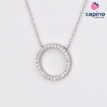 Collar anillo de plata Parma 2