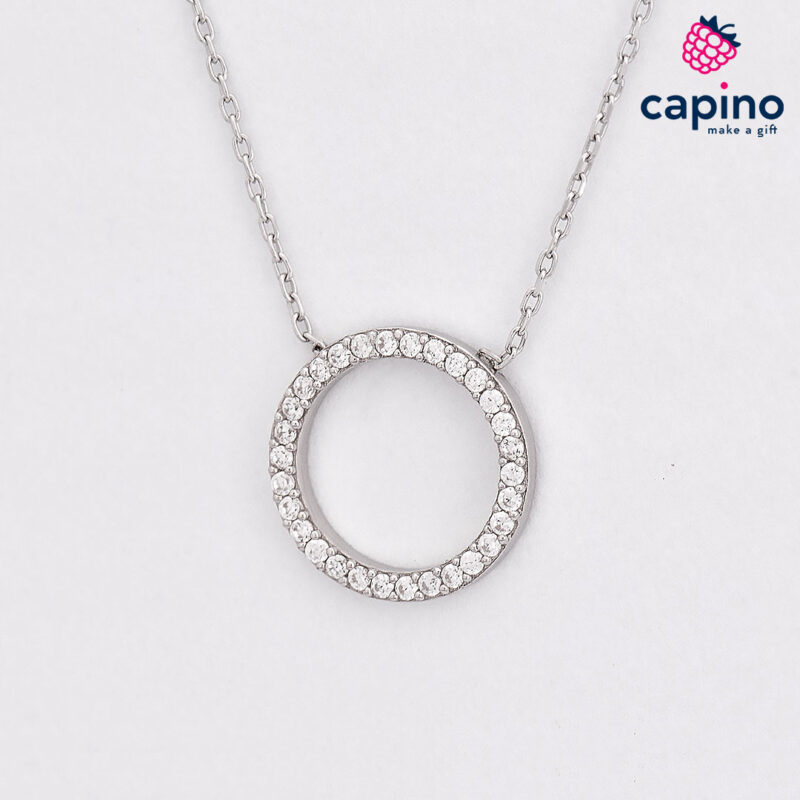 Collar anillo de plata Parma 1
