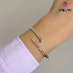 Pulsera de plata clavo Giorgia 3