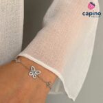 Pulsera de plata mariposa Vittoria 3