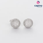 Pendientes pelotas de plata Albina 3