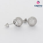Pendientes pelotas de plata Albina 4