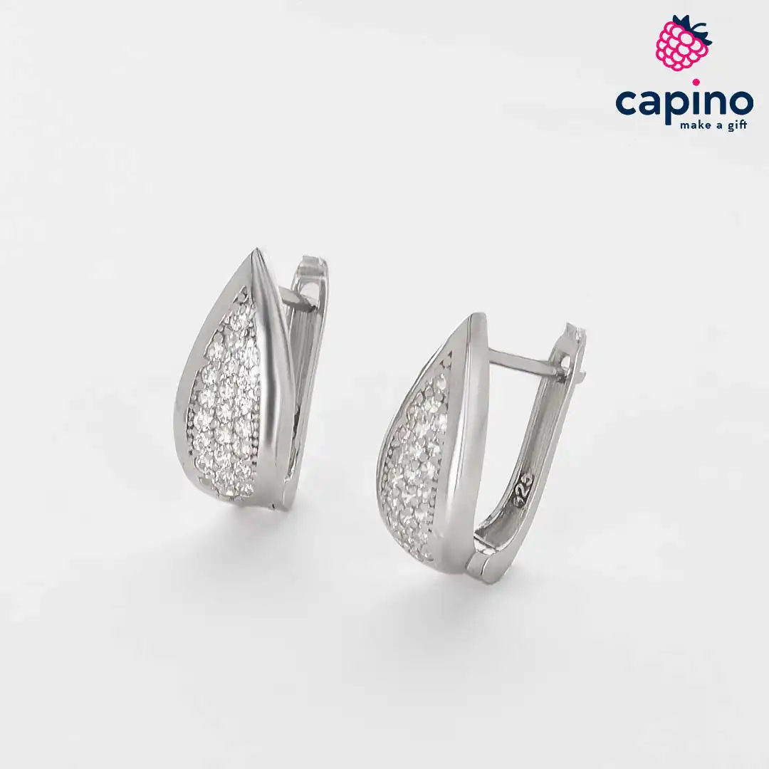 Pendientes de plata Vincenza