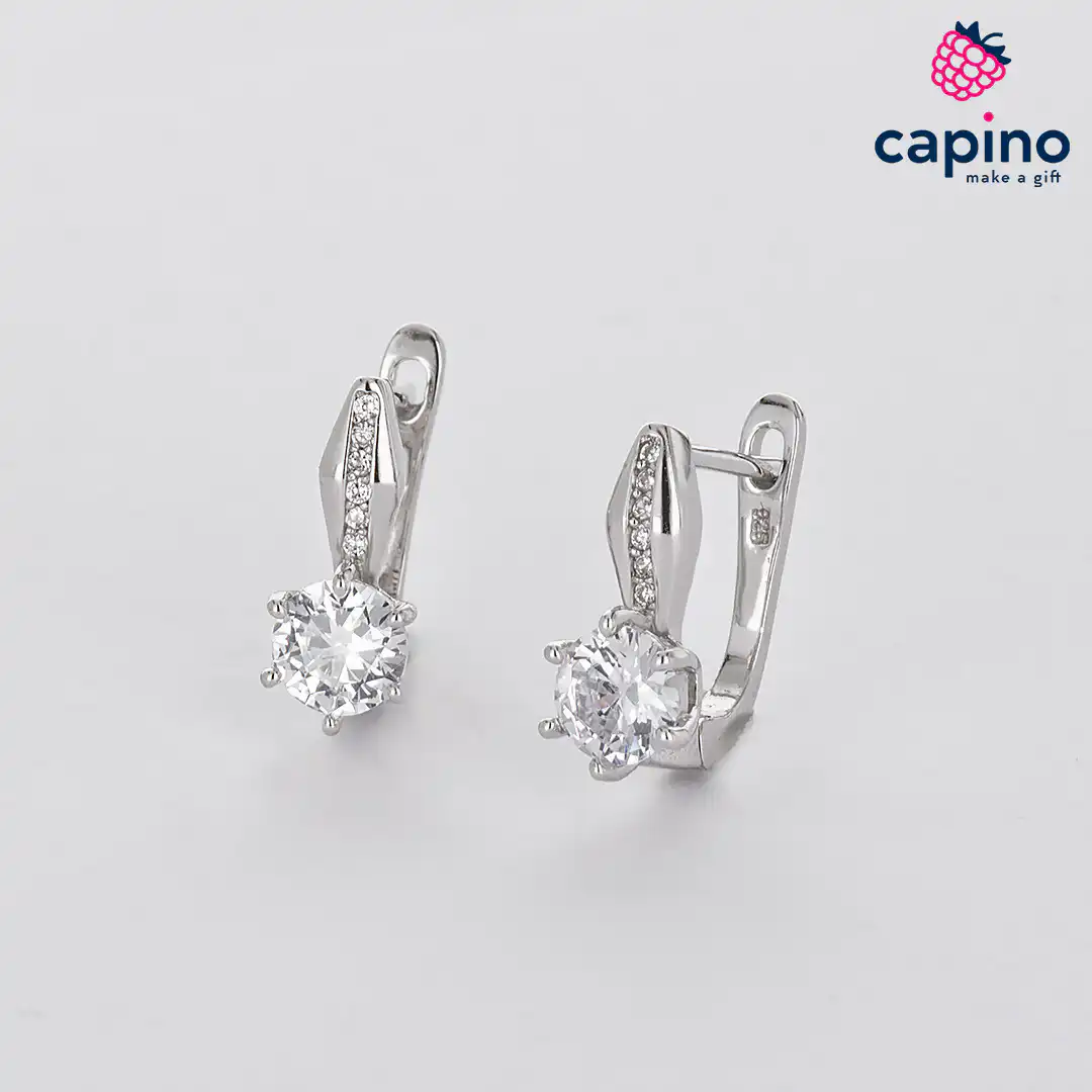 Pendientes de plata Luigina