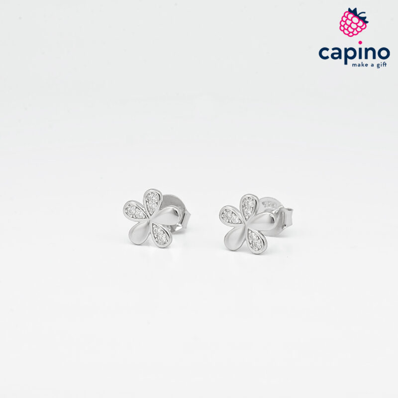 Pendientes margaritas de plata Monica 1