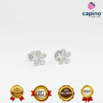 Pendientes margaritas de plata Monica 4