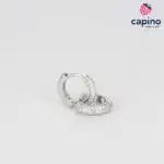 Pendientes aros de plata Nina 2