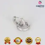 Pendientes aros de plata Nina 6