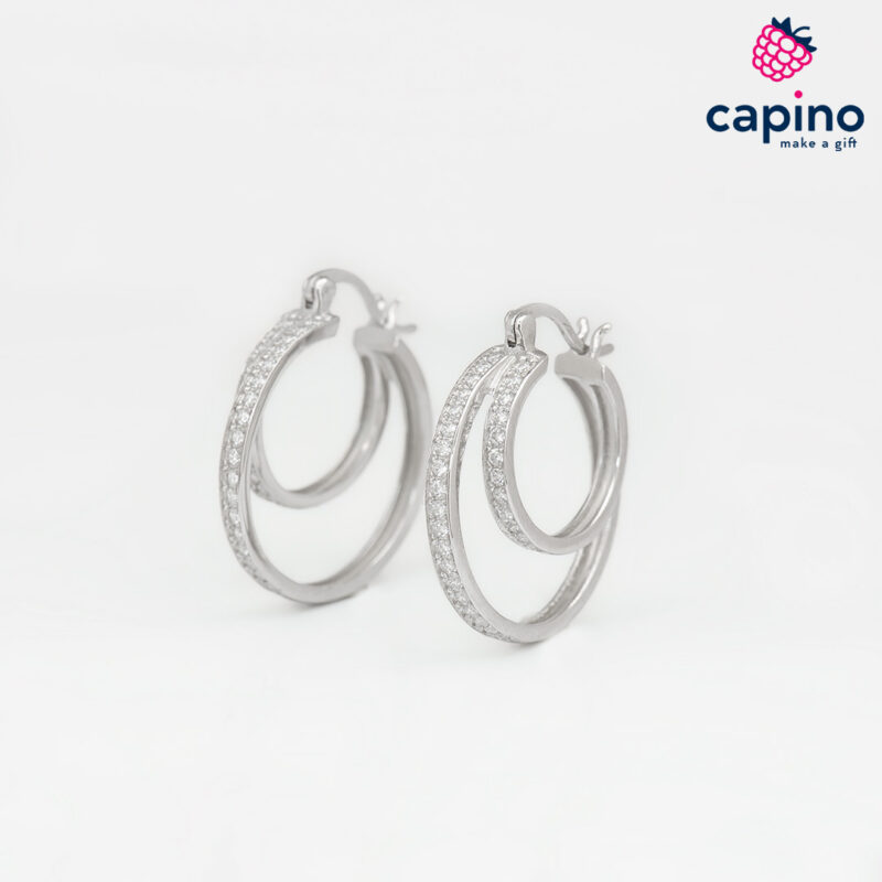 Pendientes aros de plata Adele 1
