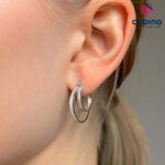 Pendientes aros de plata Adele 4