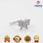 Pendientes mariposa de plata Simonetta 5