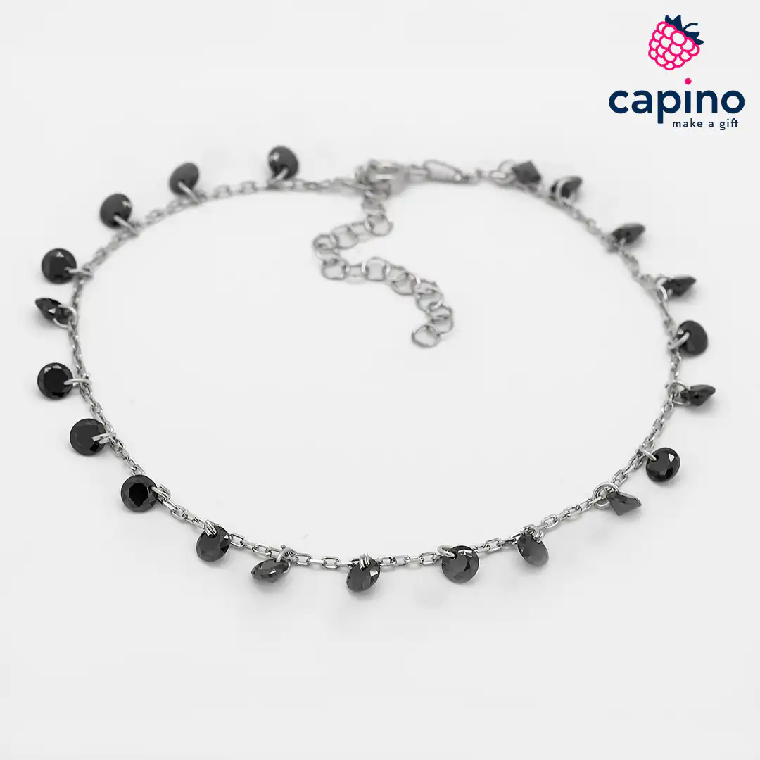 Tobillera de plata Plamenna