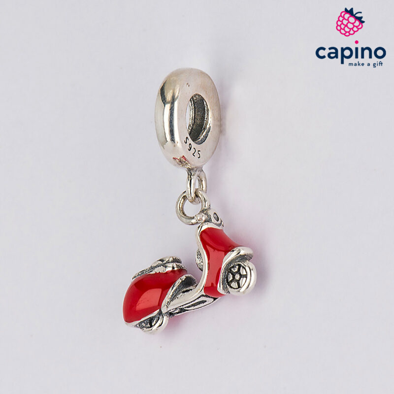 Charm motor de scooter de plata Achille 1