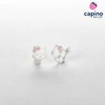 Pendientes para niñas Hello kitty de plata Bella 2