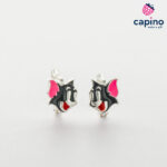 Pendientes para niñas Tom y Jerry de plata Penny 3