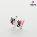 Pendientes para niñas Tom y Jerry de plata Penny 4