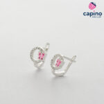 Pendientes para niñas mariposa de plata Olive 3