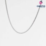Cadena de plata 55 cm T1 mini Curb 3