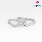 Anillo de plata doble Pompeo 2