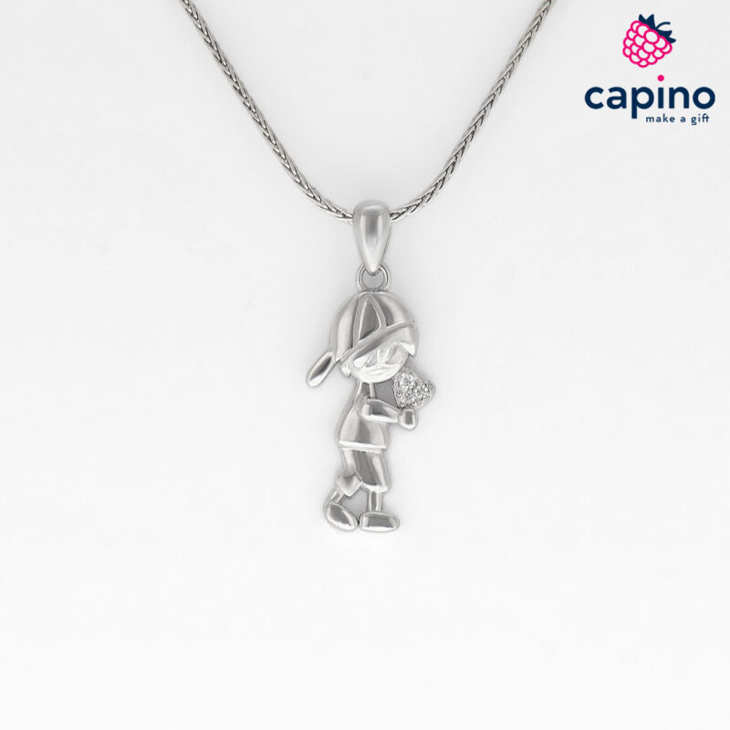 Collar chico de plata Davide
