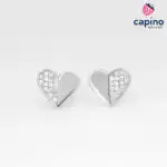 Pendientes de plata corazón Orazio