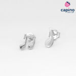 Pendientes de plata notas musicales Ugo