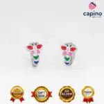 Pendientes para niñas de plata Ella - 1