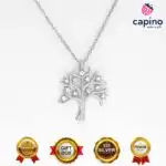 Collar  Árbol de la vida de plata Gabriele - 1