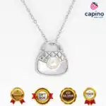 Collar bolso de plata Roberto - 1