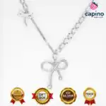 Collar cinta de plata Ippazio - 1