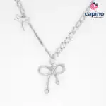 Collar cinta de plata Ippazio