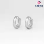 Pendientes aros de plata Ranieri