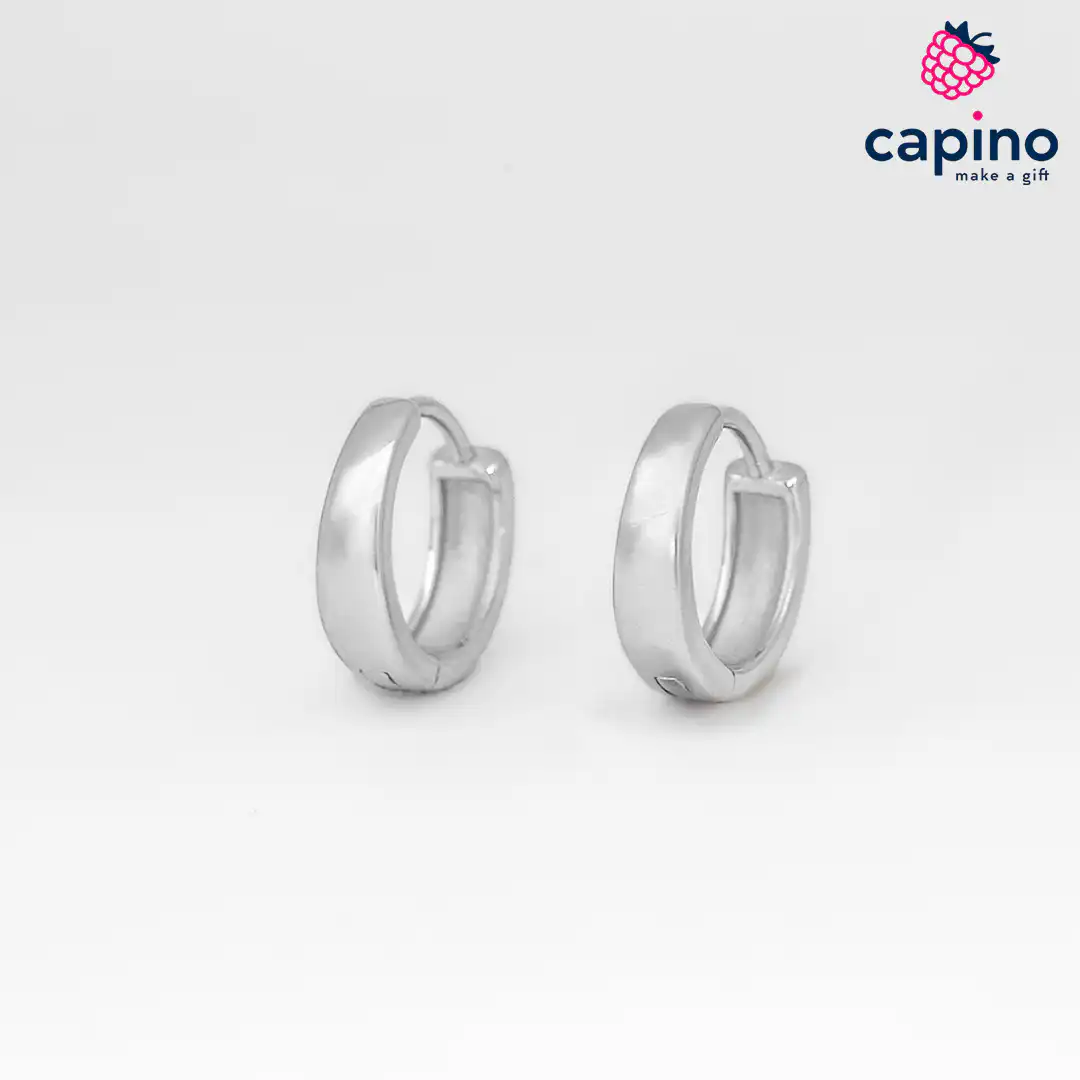 Pendientes aros de plata Ranieri