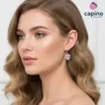 Pendientes de plata corazón Toni - 2